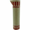Coin-Tainer Coin Wrapper, Tube, Pennies0, 1000PK PQP20001